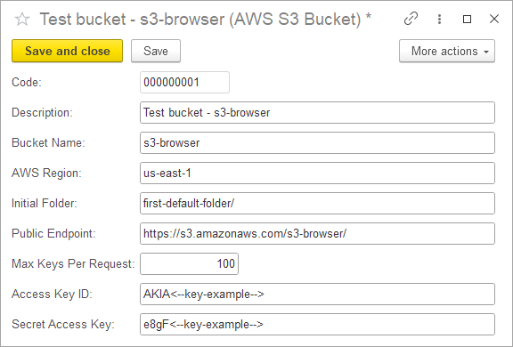 S3 Bucket Configuration