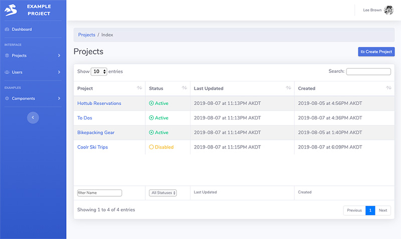 Google Slides of Screen Captures for SaaS Startup Kit web app